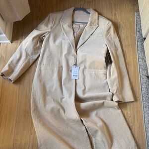 NA-KD CORDUROY LONG COAT